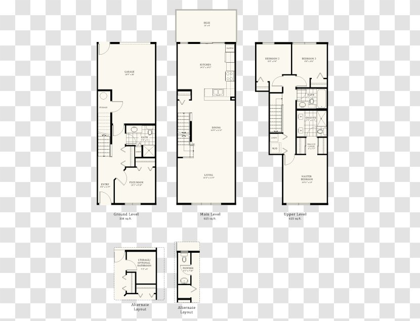 Floor Plan Furniture Line - Schematic - Design Transparent PNG