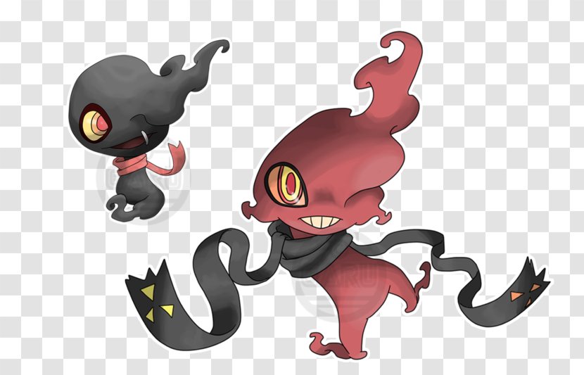 Ghost Pokémon Types Art Digimon - Fictional Character Transparent PNG