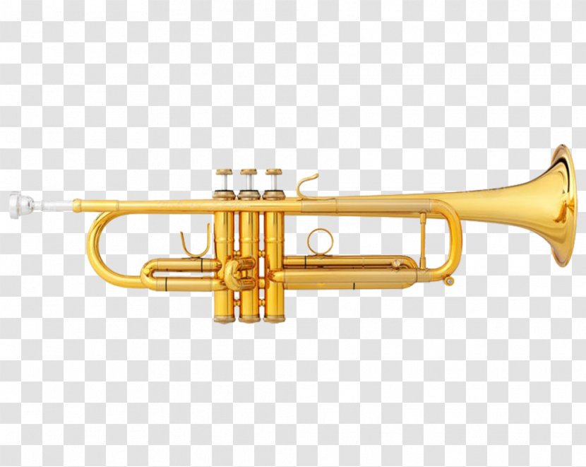 Pocket Trumpet Brass Instruments Trombone Musical - Flower Transparent PNG