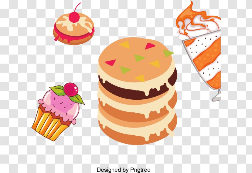 Vector Graphics Dessert Clip Art Drawing - Junk Food - Cartoon Gourmet Chocolate Transparent PNG