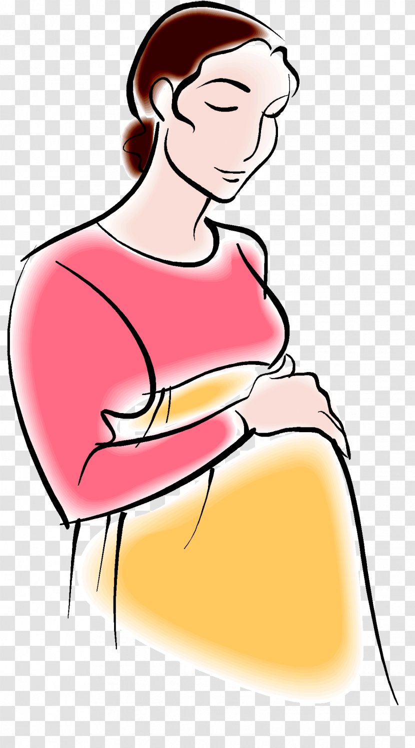 Pregnancy Cartoon - Leg - Thumb Line Art Transparent PNG