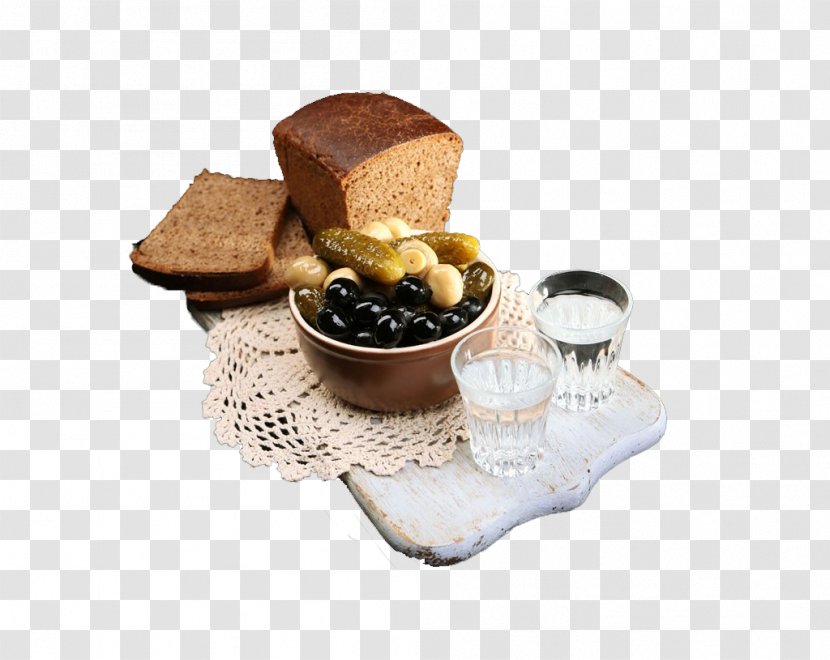 Vodka Breakfast Bread Dessert - Photography - Rich Material Map Transparent PNG