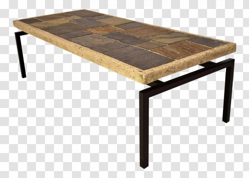 Coffee Tables 1960s Slate - Wood - Sofa Table Transparent PNG