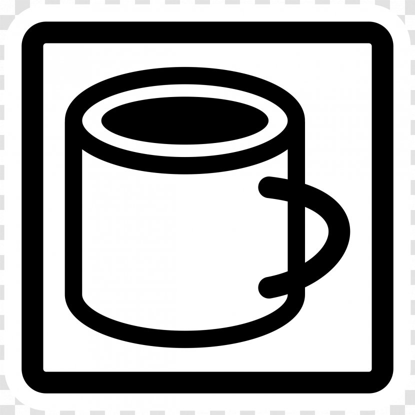 Mug Line Art Clip - Black And White - Jar Transparent PNG