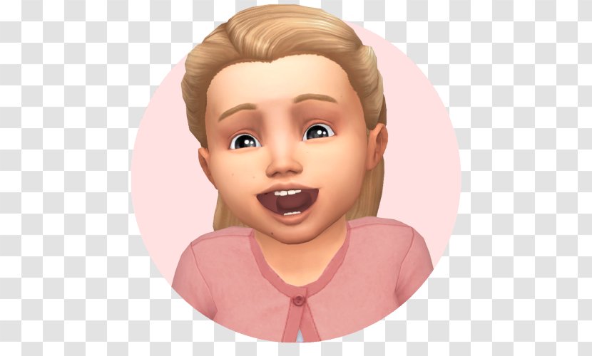 Cheek Lilsimsie The Sims 4 Chin Mouth - Frame - Hats Transparent PNG