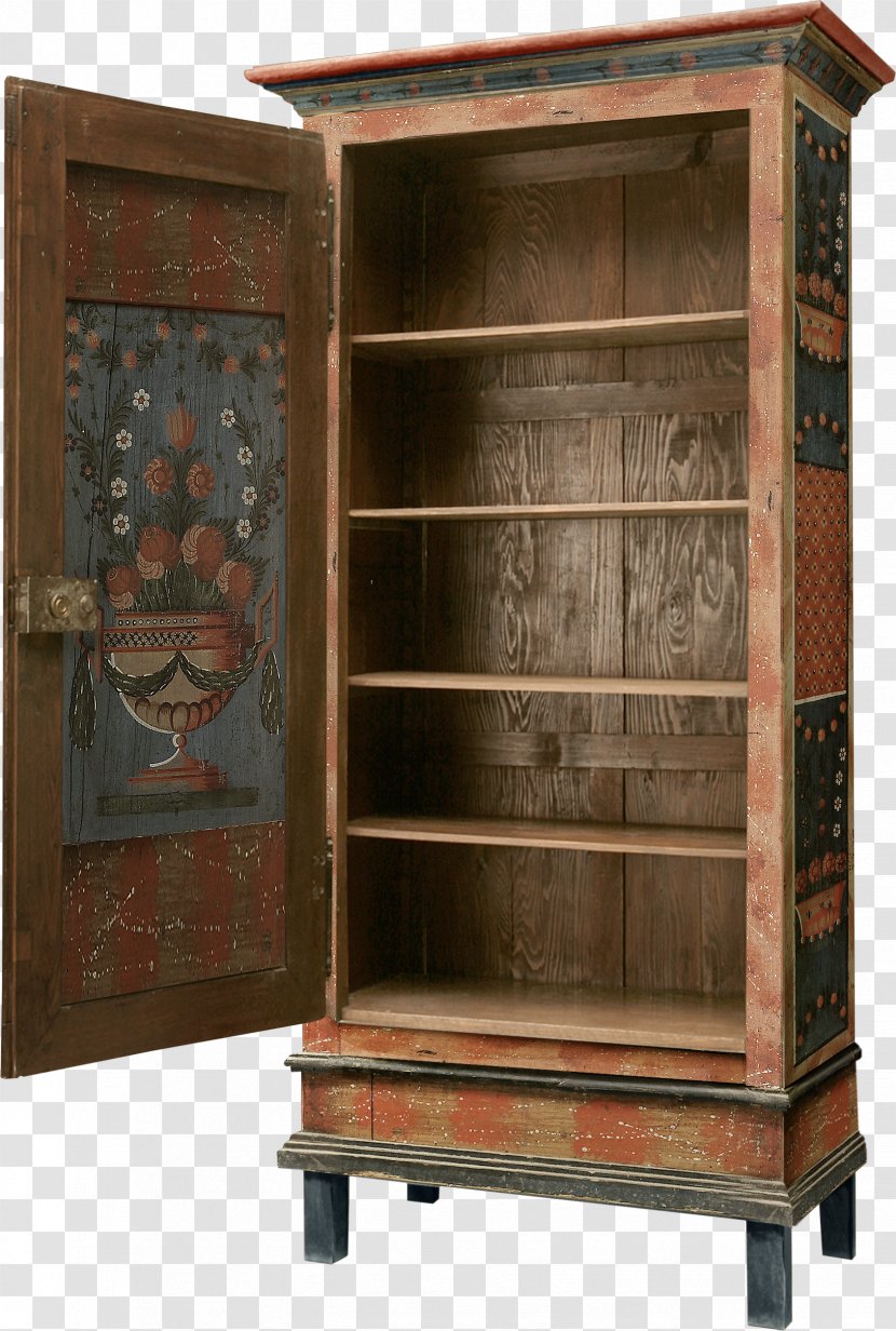 Cloakroom Wardrobe Furniture Cupboard Bookcase - Lock - Antique Cupboards Transparent PNG