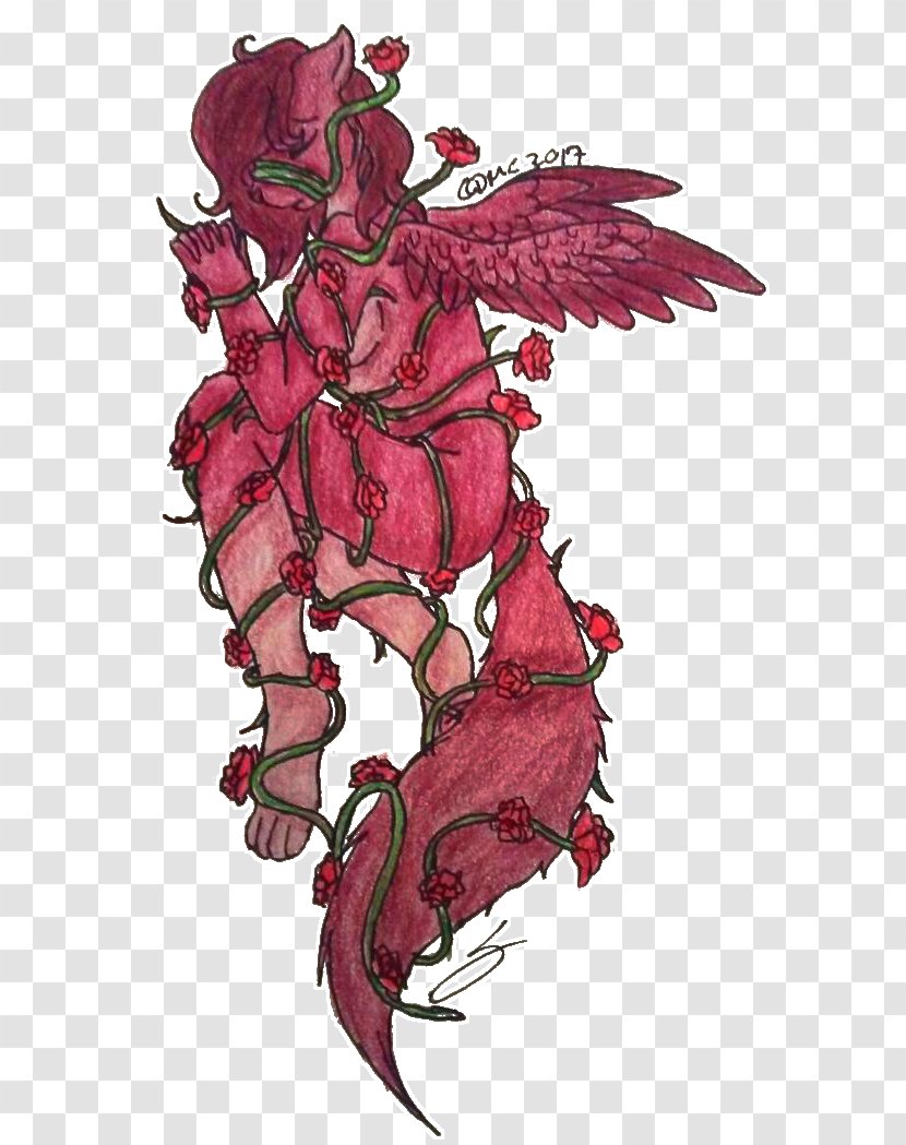 Costume Design Demon Cartoon Flowering Plant - Supernatural Creature Transparent PNG