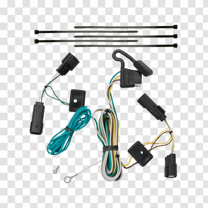 Ford Electrical Wires & Cable Connector Tekonsha 118472 T-One Assembly Towing - Wire - Flat Ball Hitch Transparent PNG