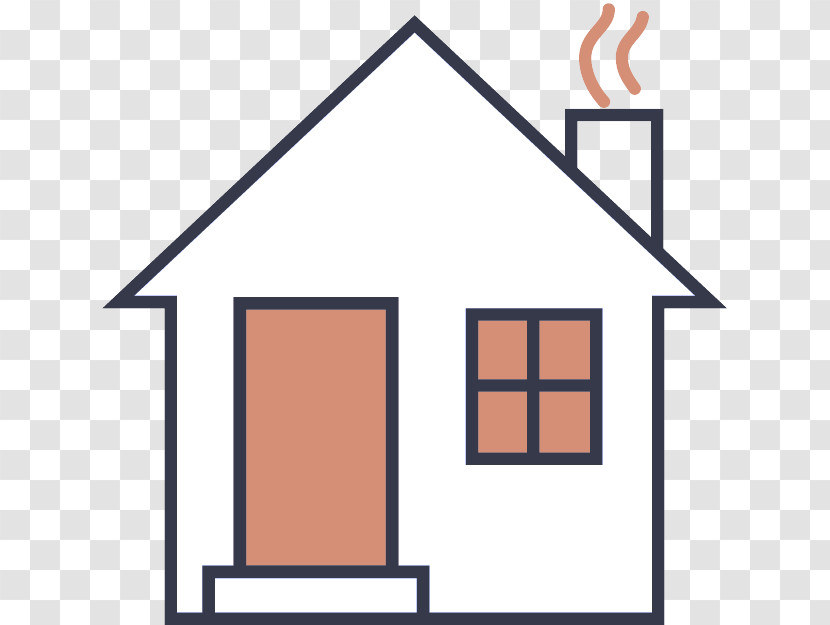 Line Roof House Home Rectangle Transparent PNG
