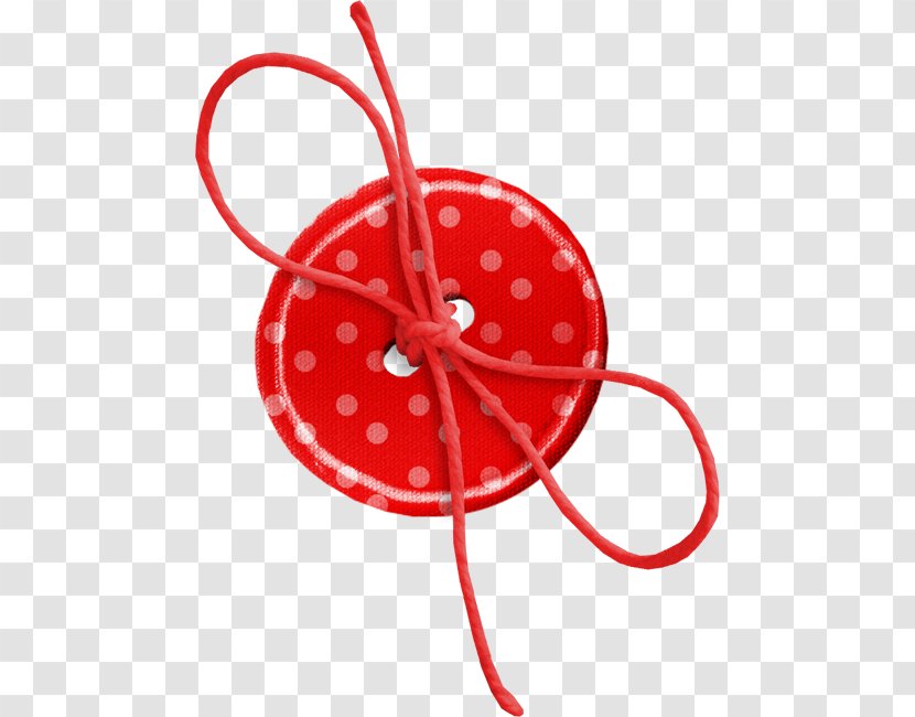 Button Clip Art - Photography - Red String Buttons Transparent PNG