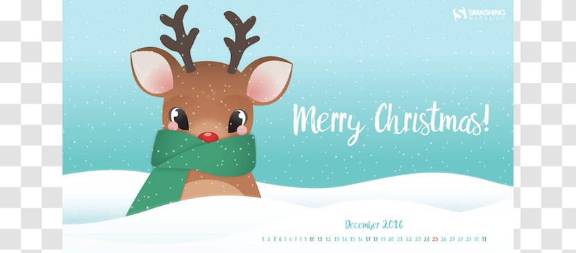Christmas Calendar December Month Wallpaper - 9 Cliparts Transparent PNG