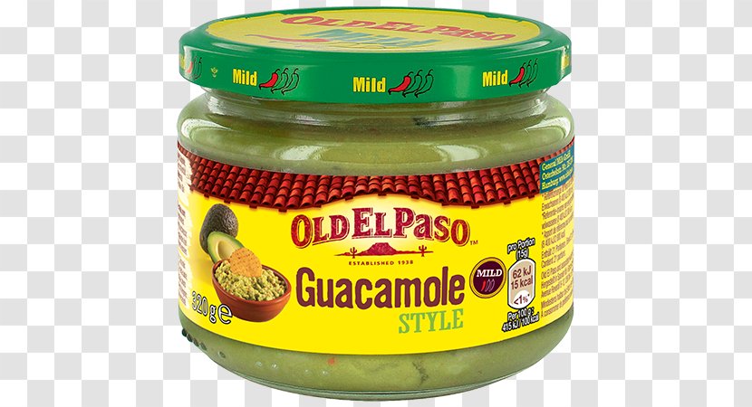 Guacamole Mexican Cuisine Salsa Fajita Taco - Sauce Dip Transparent PNG
