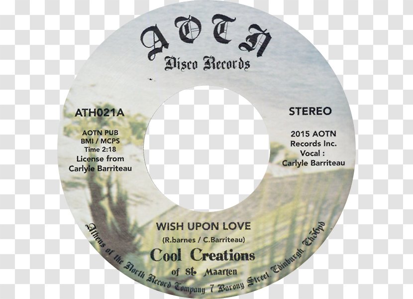 Cool Creations Wish Upon Love Nightime On The Beach Don't Tell Me You're Sorry Phonograph Record - Label - 1970 Afro Hairstyles Part Transparent PNG