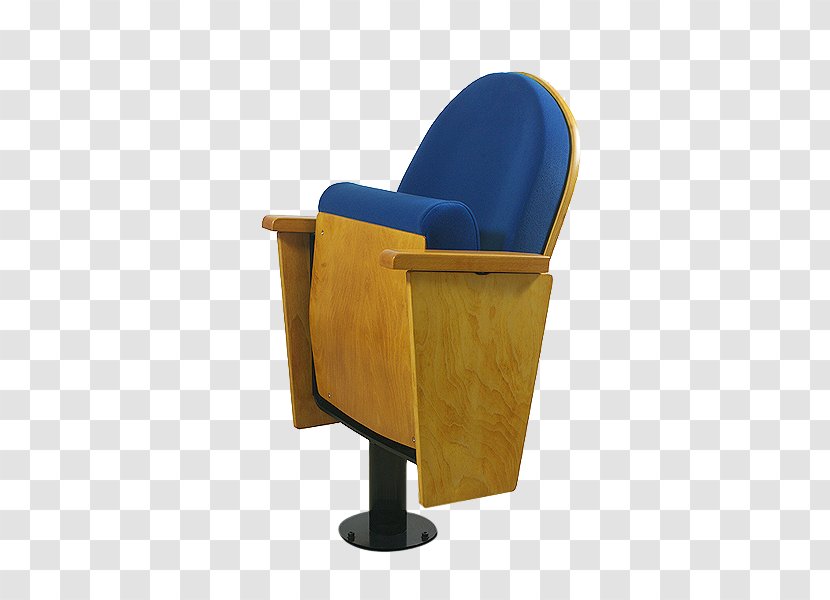 Club Chair Cobalt Blue Plastic - Cinema Transparent PNG