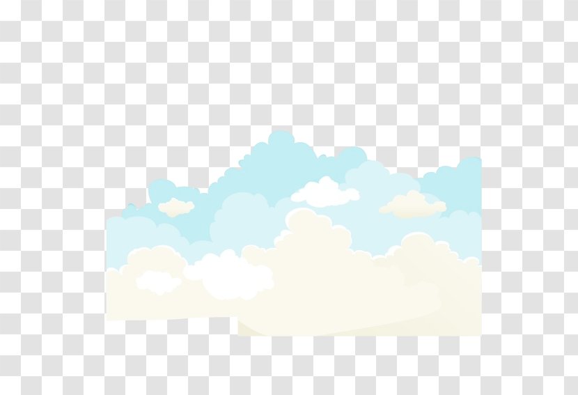 Cloud White Sky Blue Daytime - Wet Ink - Meteorological Phenomenon Turquoise Transparent PNG