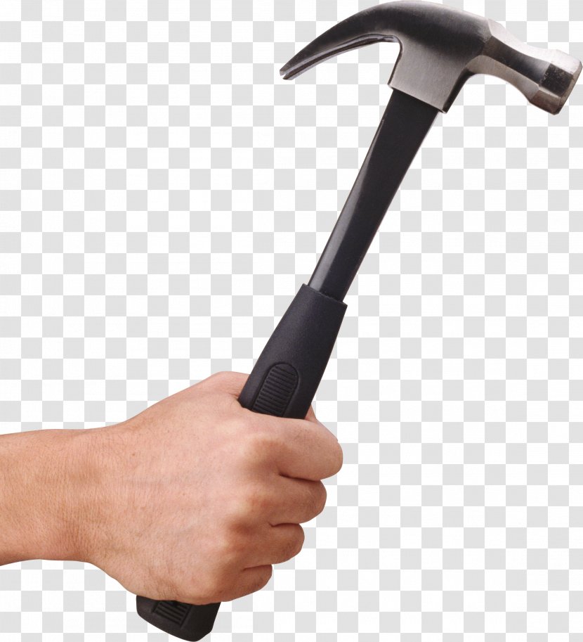 Hammer Handle Tool - Hand - In Image Transparent PNG