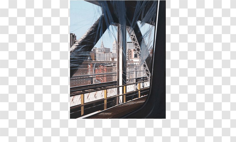 Manhattan Bridge Realism American Dream Art Painting - Richard Estes Transparent PNG