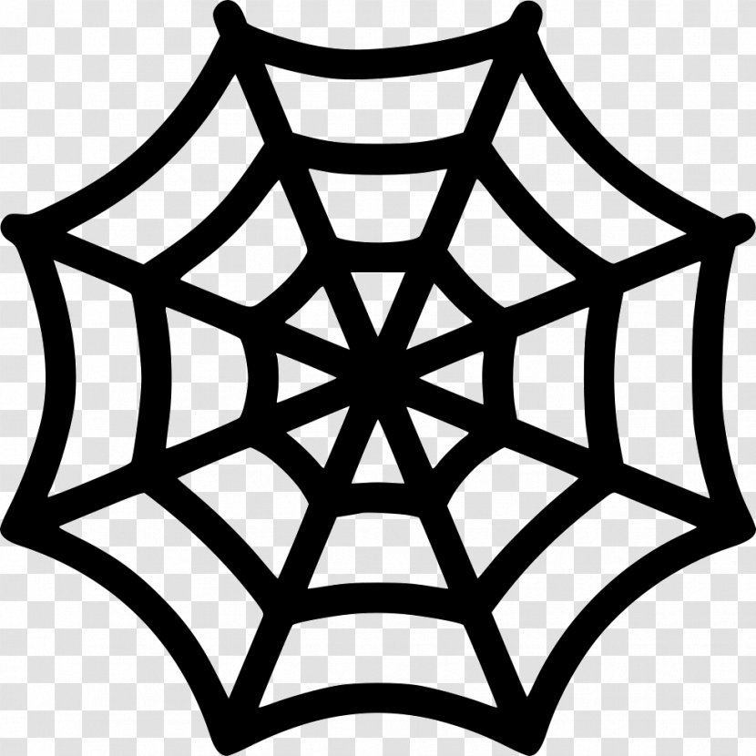 Spider Web Stock Photography Clip Art - Black And White Transparent PNG