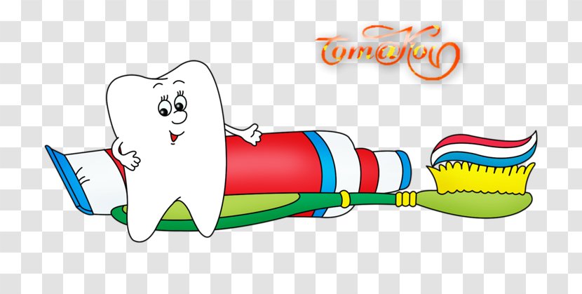 Toothbrush Toothpaste - Tree - Hand-painted Cartoon Tooth Transparent PNG