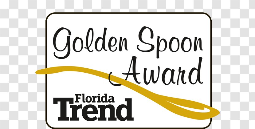 Florida Trend Brand Line Clip Art - Logo - Golden Spoon Transparent PNG