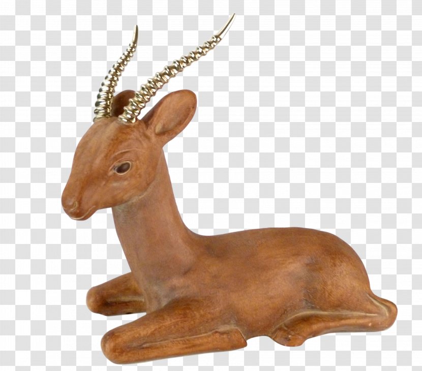 Bronze Sculpture Horn Impala Borghese Gladiator - Deer - Gazelle Transparent PNG