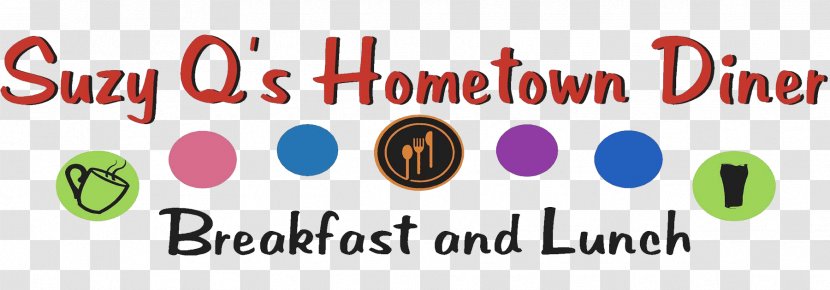 Suzy Q's Hometown Diner Breakfast Restaurant Menu - Logo Transparent PNG