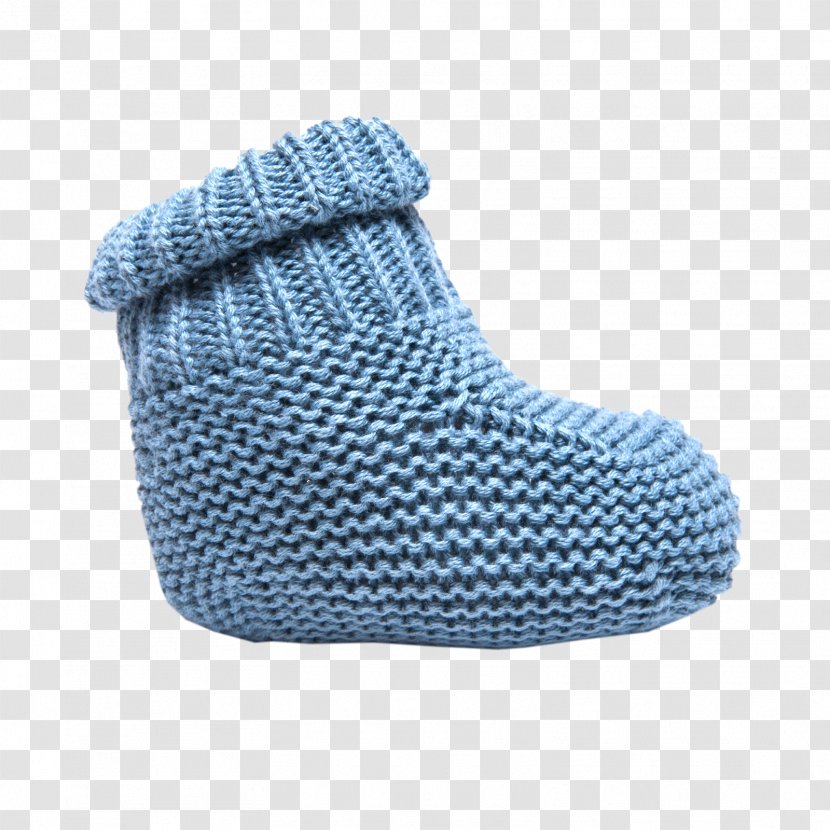 Walking Wool Shoe Microsoft Azure Pattern - Footwear - Baby Boot Transparent PNG