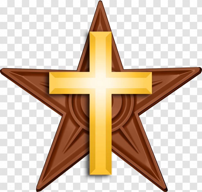 Barnstar Clip Art - User Profile - Christian Cross Transparent PNG
