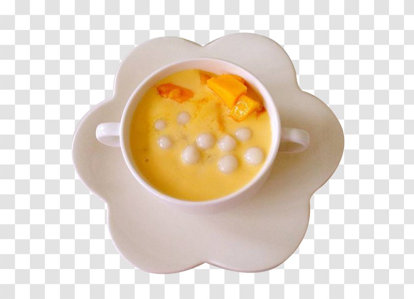 Computer File - Recipe - The Petal Shaped Tray Of Mango Sweet Dessert Transparent PNG