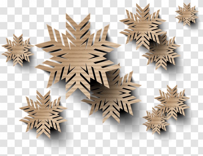 Clip Art - Snow - Coffee Simple Snowflake Transparent PNG