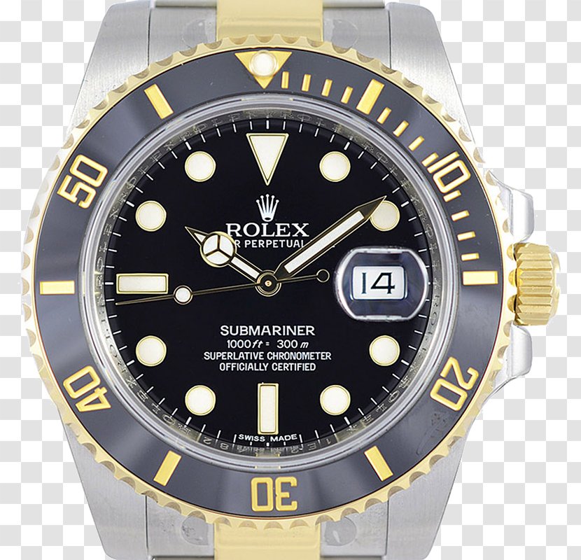Rolex Submariner Sea Dweller Oyster Perpetual Date Watch - Strap Transparent PNG