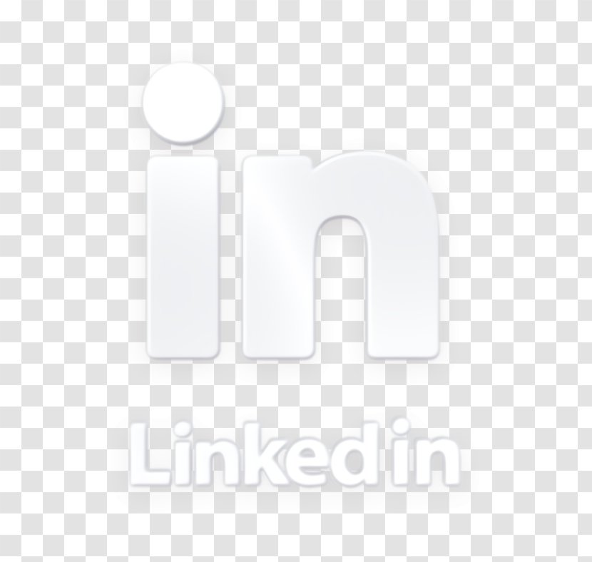 Linkedin Icon Logo - Blackandwhite Transparent PNG