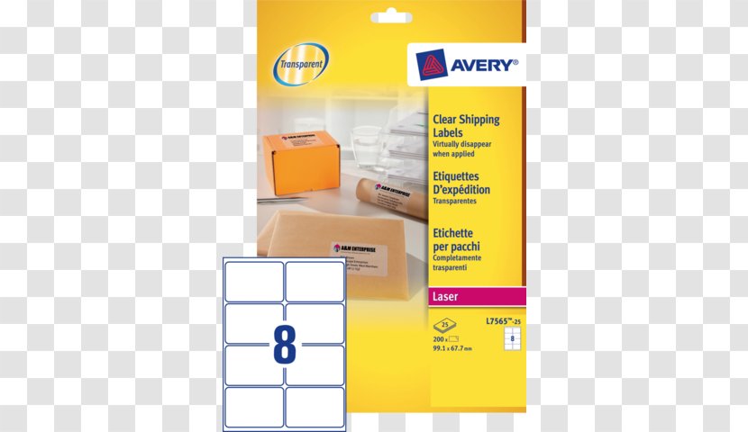 Label Paper Avery Dennison Office Supplies Mail - Ring Binder - J Johnson Transparent PNG