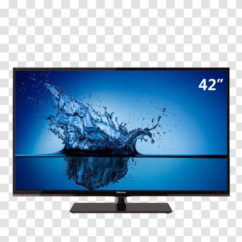 LED-backlit LCD Television Set High-definition Smart TV - Vu Televisions - Support Metal Wall Slim Tough Transparent PNG