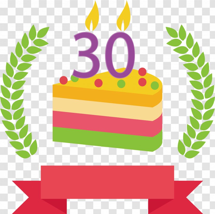 Huawei Service Smart City ITEC Learning Technologies - Text - 30 Birthday Cake Label Transparent PNG