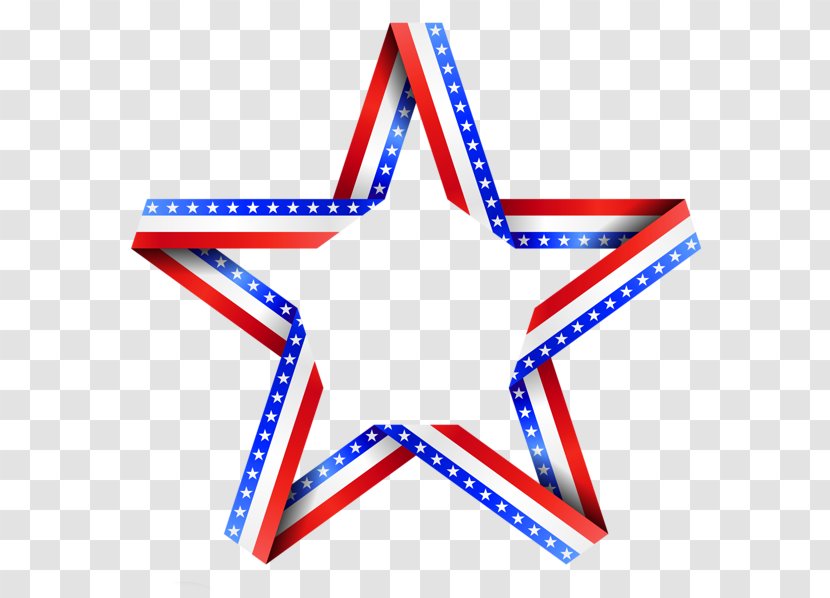 Flag Of The United States Star Clip Art - Brand - America Stars Cliparts Transparent PNG