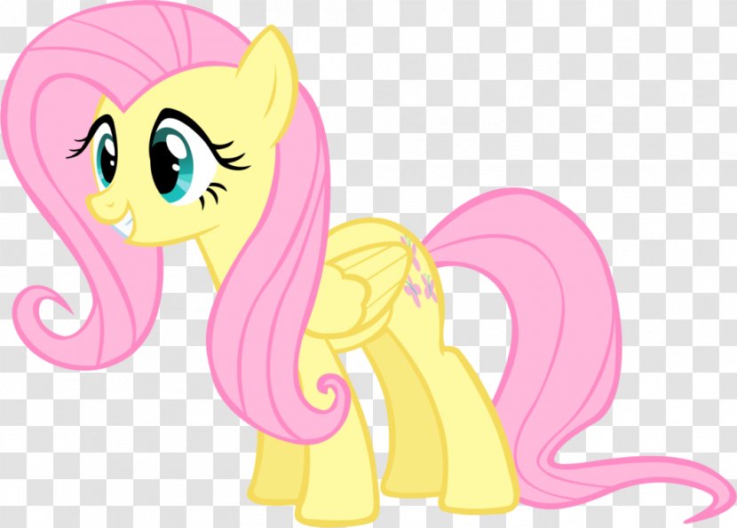 Fluttershy Pony Rarity Rainbow Dash Applejack - Silhouette - My Little Transparent PNG