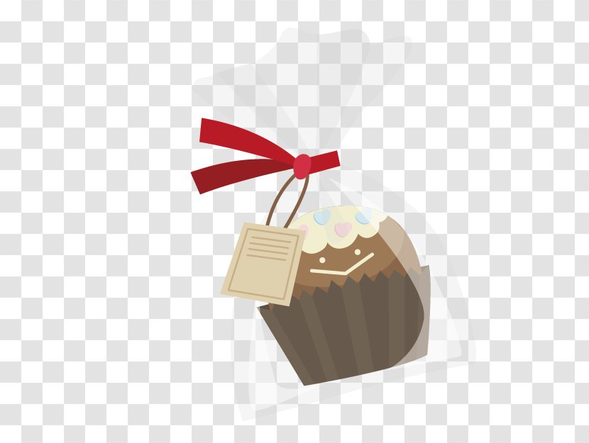 Chocolate Truffle Cupcake Tea Ganache Cream - Praline - Bag Cupcakes Transparent PNG