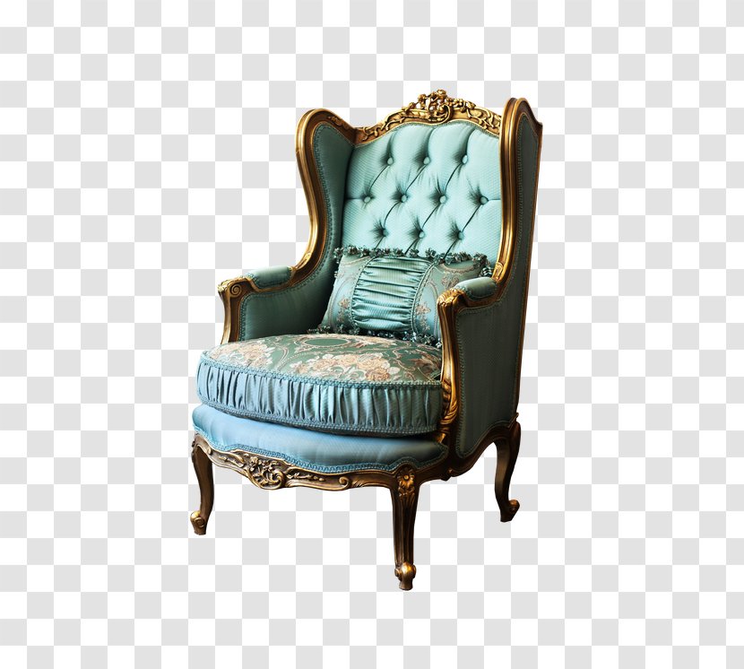 Chair Couch Furniture Robin Egg Blue Interior Design Services Transparent PNG