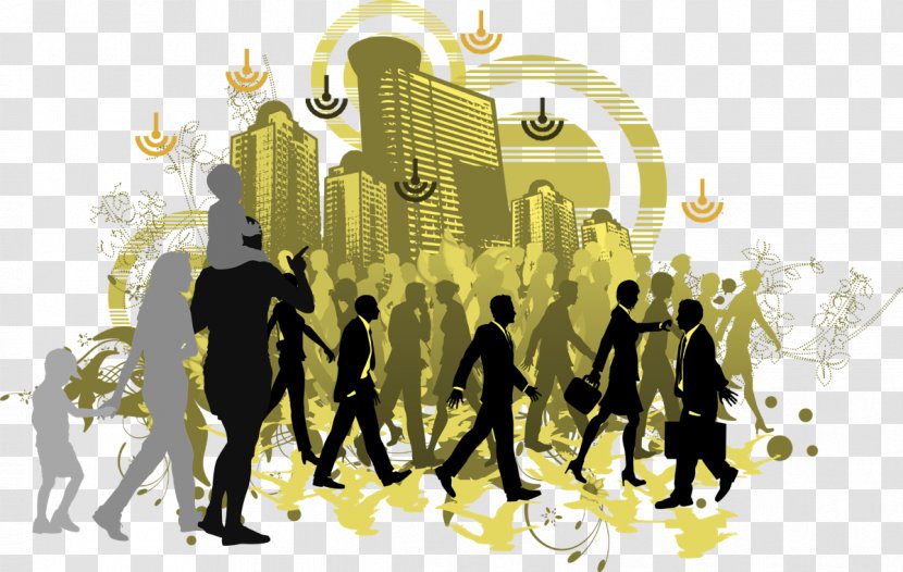 Walking Businessperson Silhouette - Business Transparent PNG