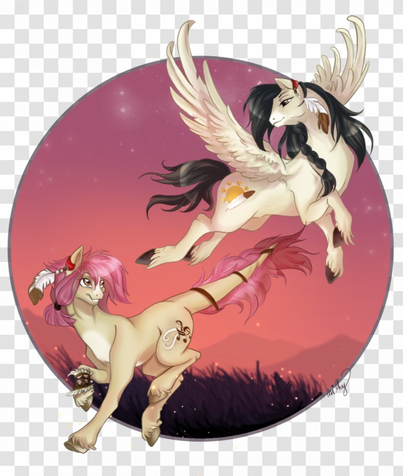DeviantArt Nighttime Butterfly Fairy Horse - Watercolor - Riverwind Transparent PNG