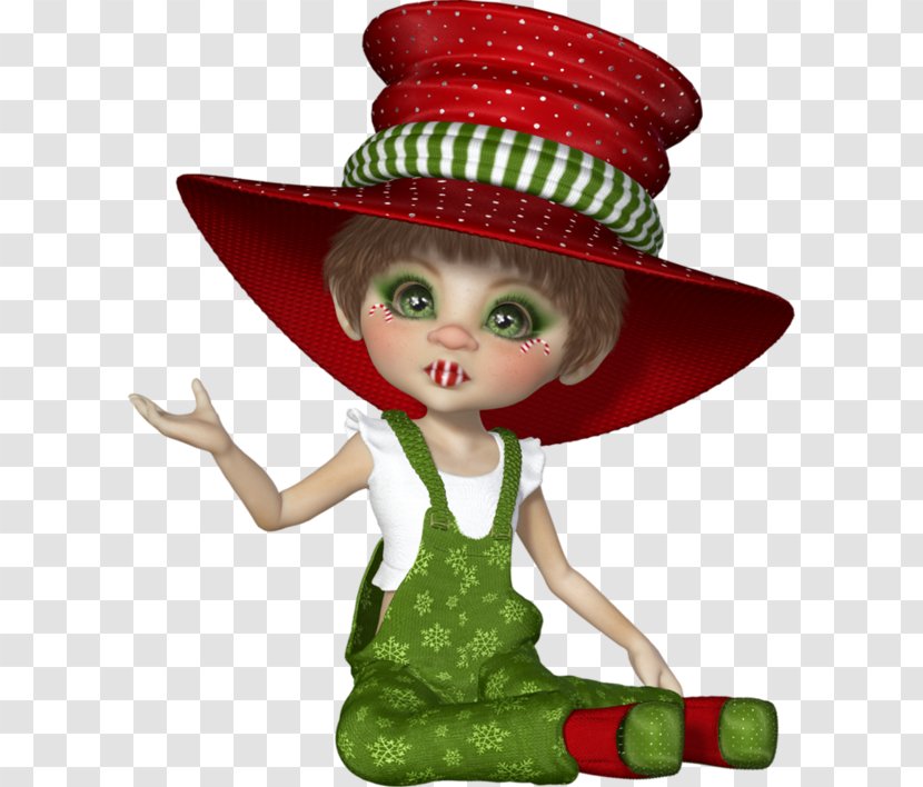 Christmas Hat Doll - Cookie Transparent PNG