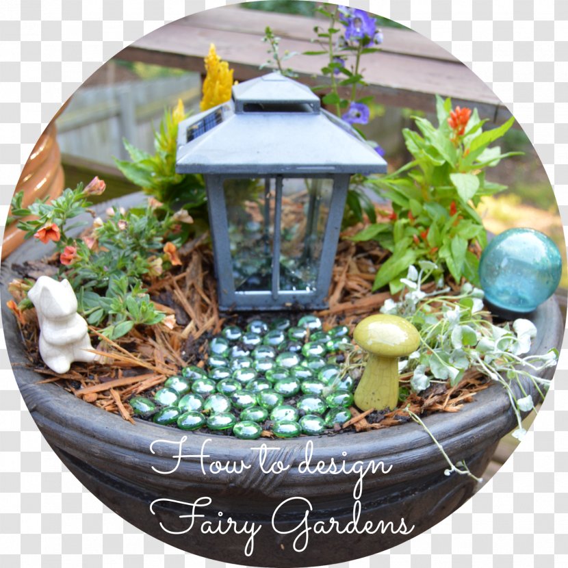 Herb Flowerpot - Fairy Garden Transparent PNG