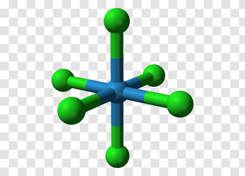 Tungsten Hexafluoride Hexachloride Ball-and-stick Model Gas - Trioxide Transparent PNG