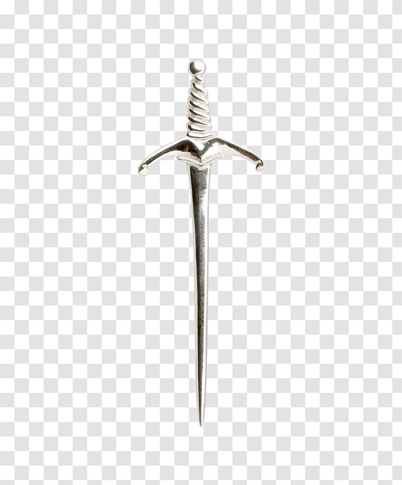 Sabre - Body Jewelry - SWORD Silver Transparent PNG