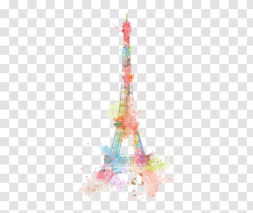 Eiffel Tower Watercolor Painting Drawing - Paris Transparent PNG