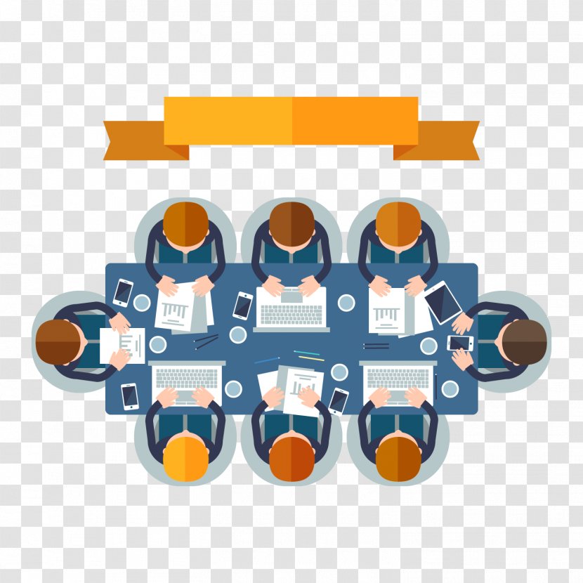 Euclidean Vector Meeting - Resource - Creative Business People Top View Transparent PNG