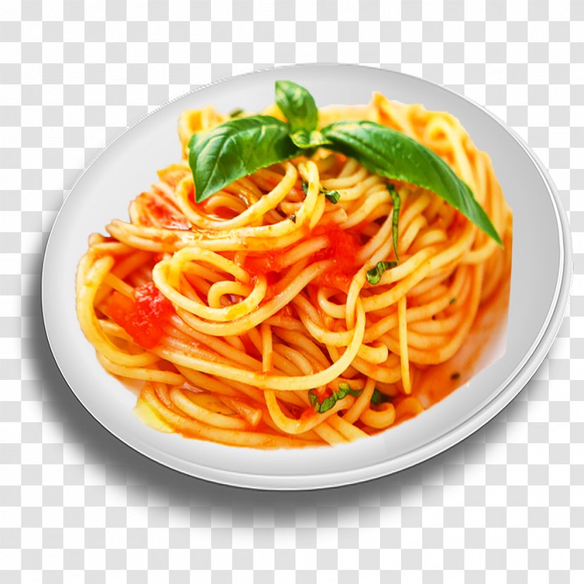 Pasta Al Pomodoro Italian Cuisine Spaghetti Alla Puttanesca Bolognese Sauce - Thai Food - Take Away Transparent PNG