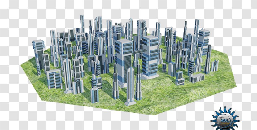 Urban Design Energy Low Poly - Area - Futuristic Building Transparent PNG