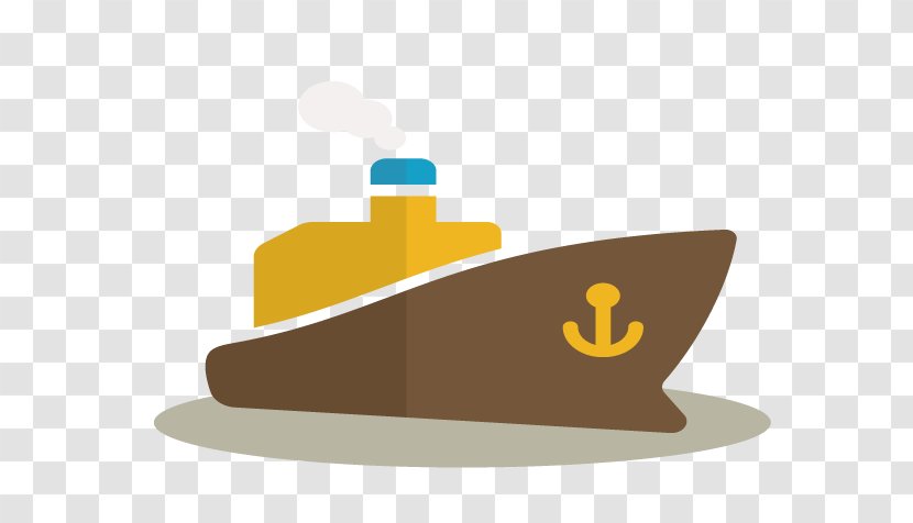 Cargo Ship - Vector Transparent PNG